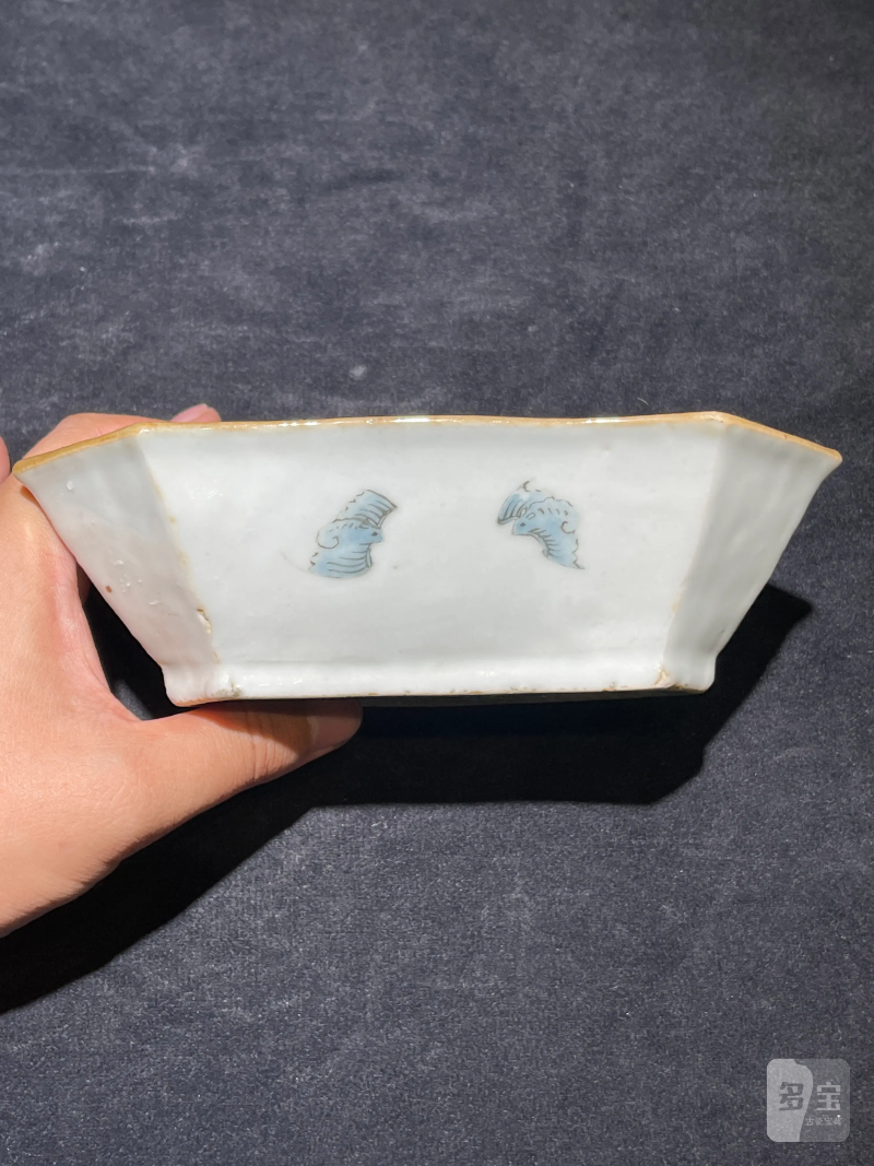 清同治 粉彩人物纹九子攒盘 - 图31